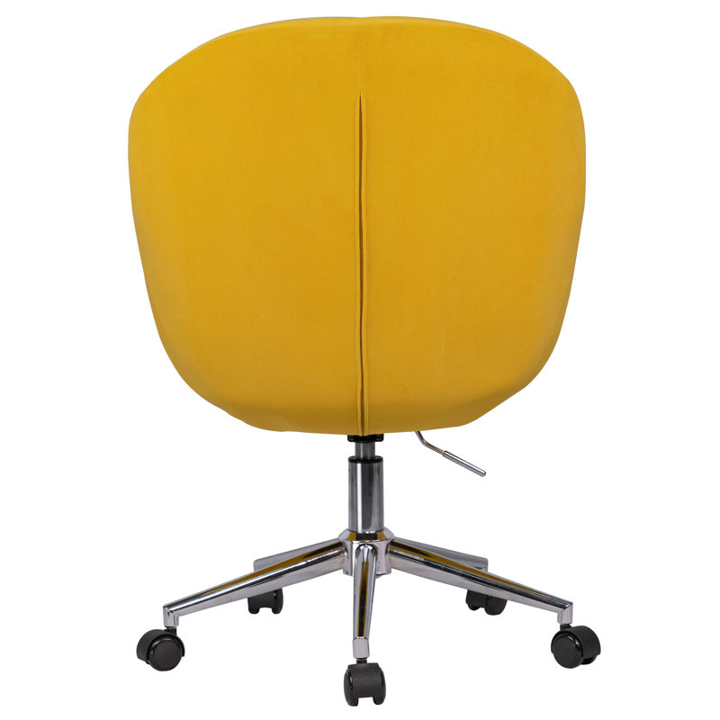 Everly Quinn Kayveon Velvet Task Chair & Reviews Wayfair